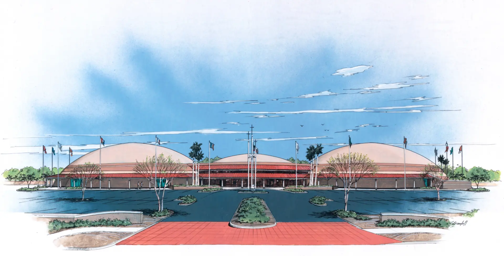 Rendering of Living Word Bible Church.