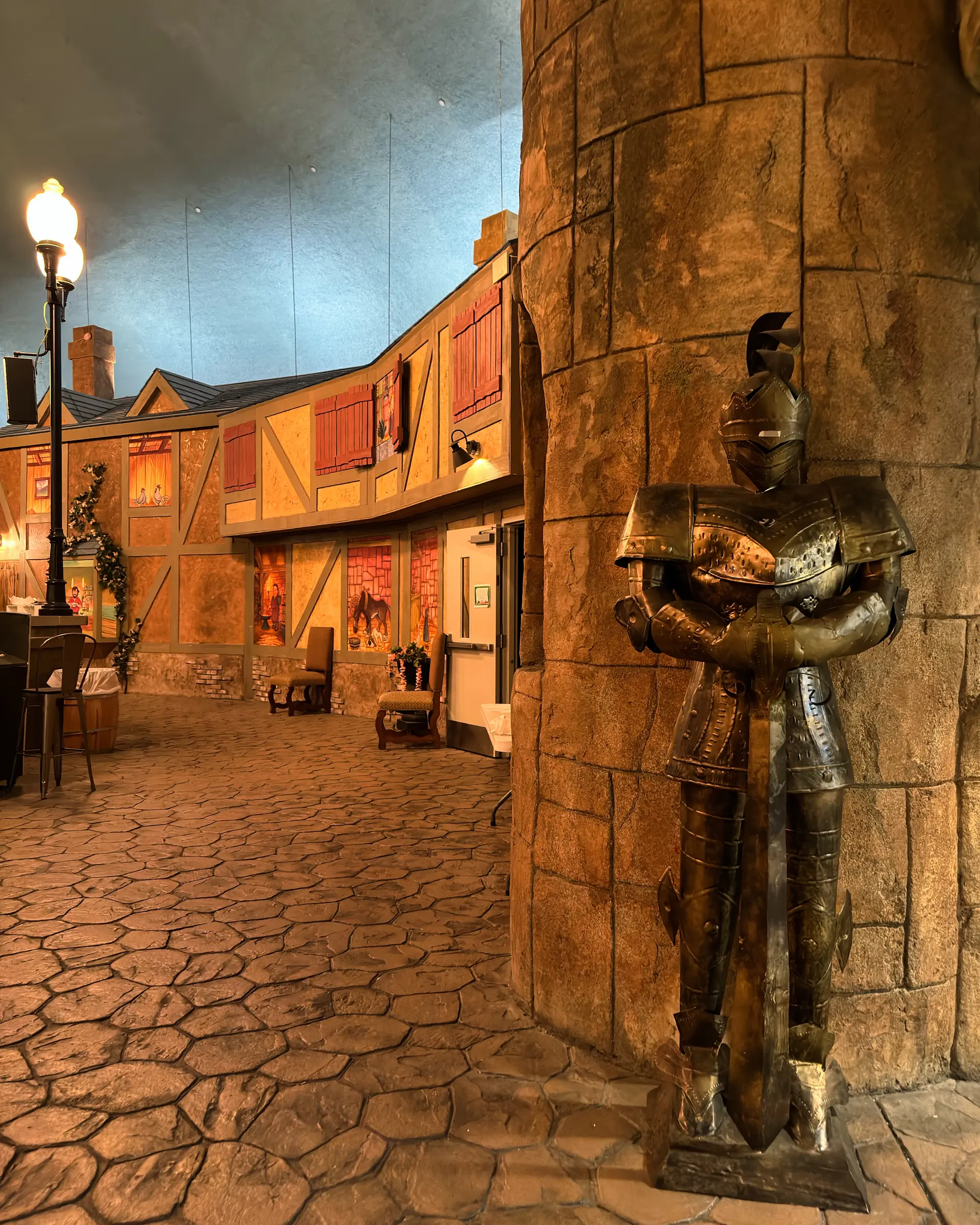 Suits of Armor Greet the Children.