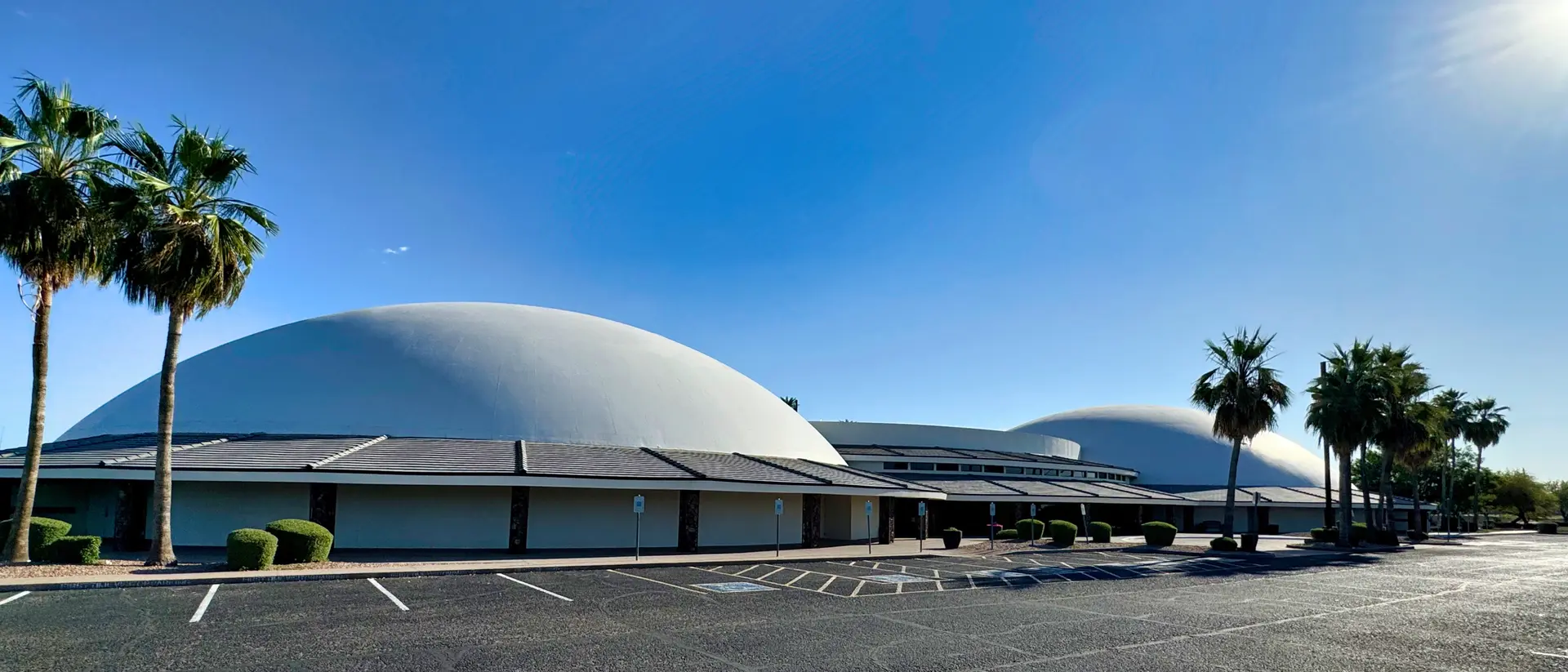Exterior Profile of the Monolithic Dome Church.