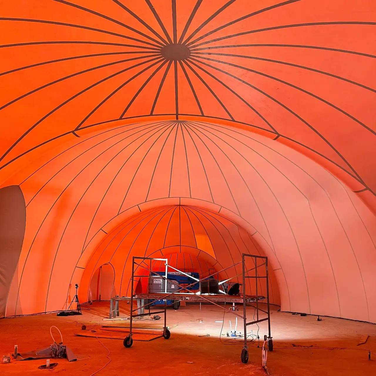 Multiple Double Arches inside Dome Multiple Double Arches inside Dome.