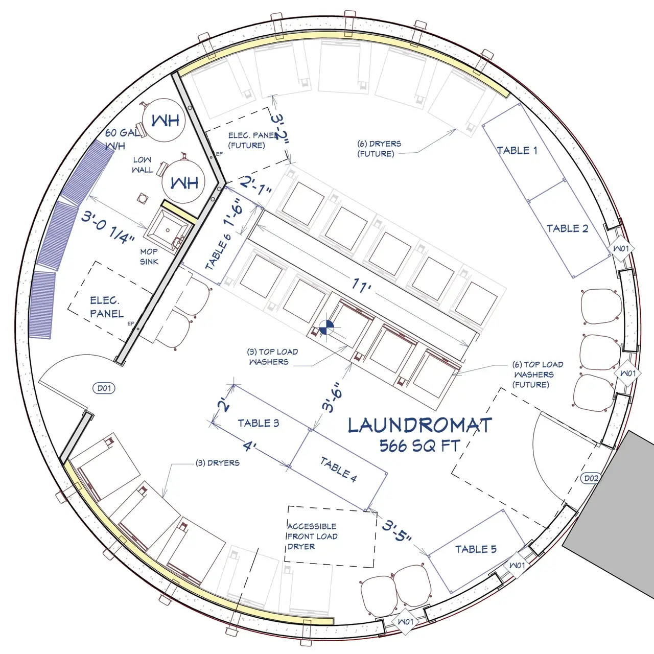 Laundromat Floorplan.