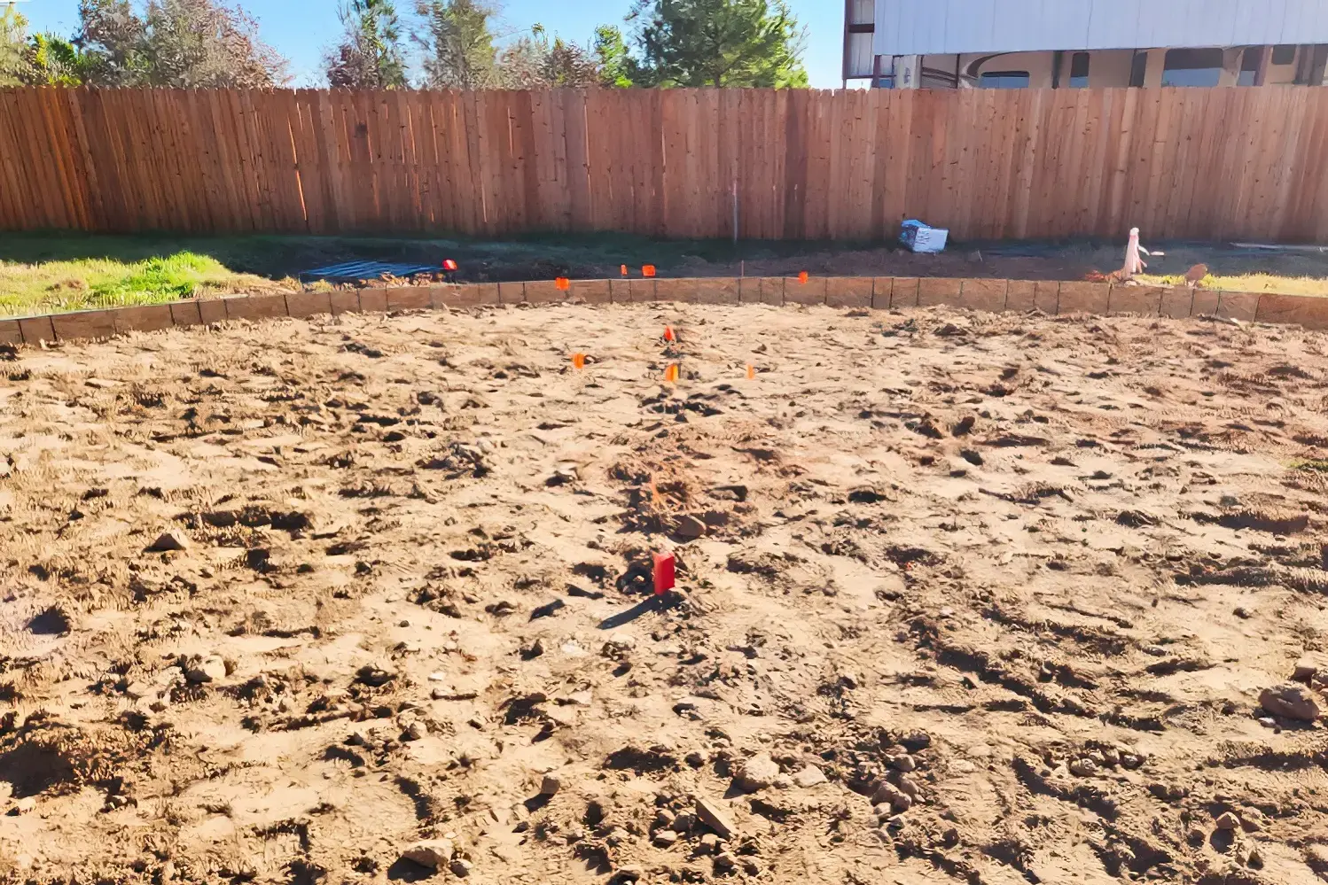 Staking the Layout.