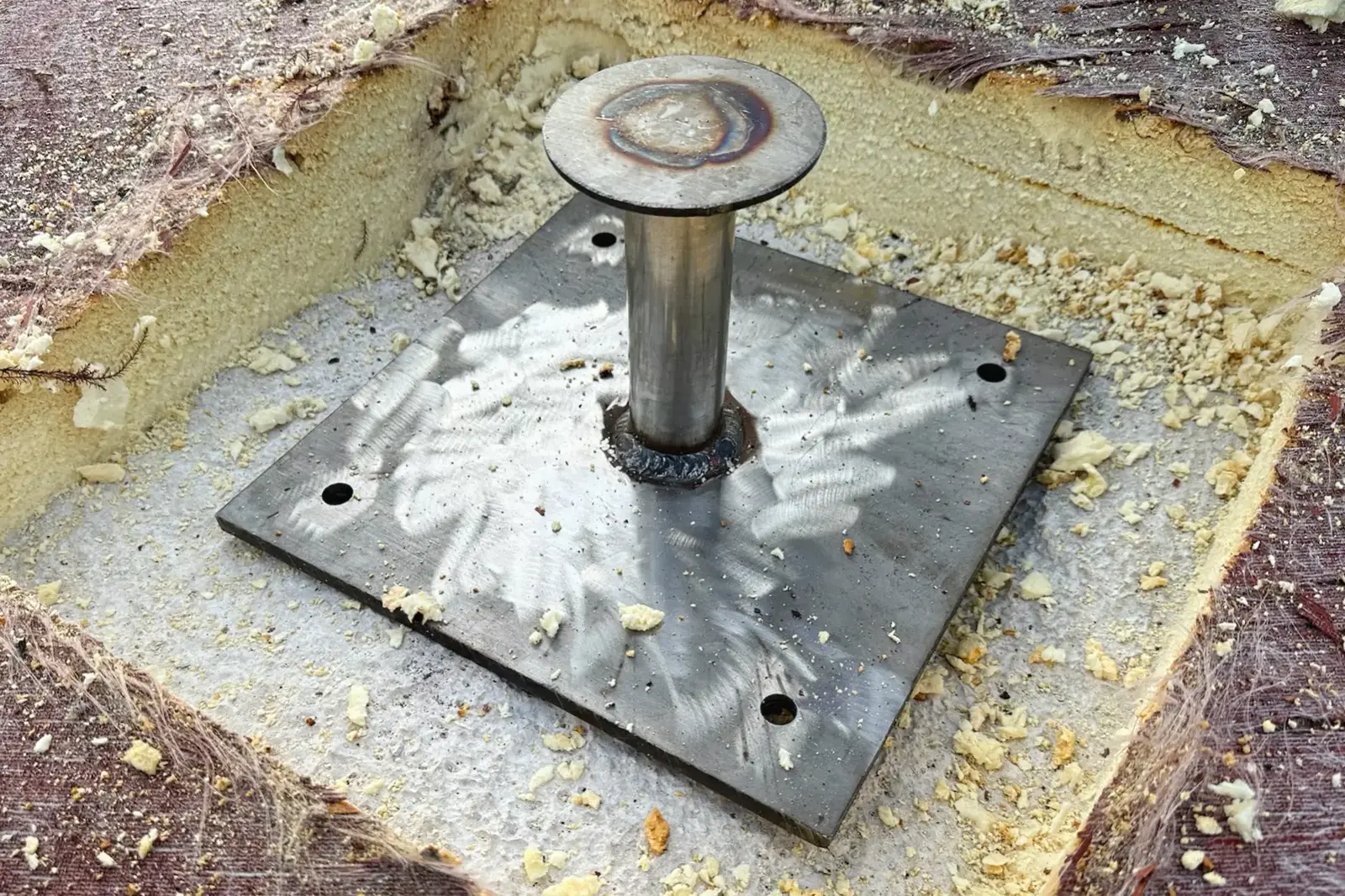 Anchor Point Placed in the Square.