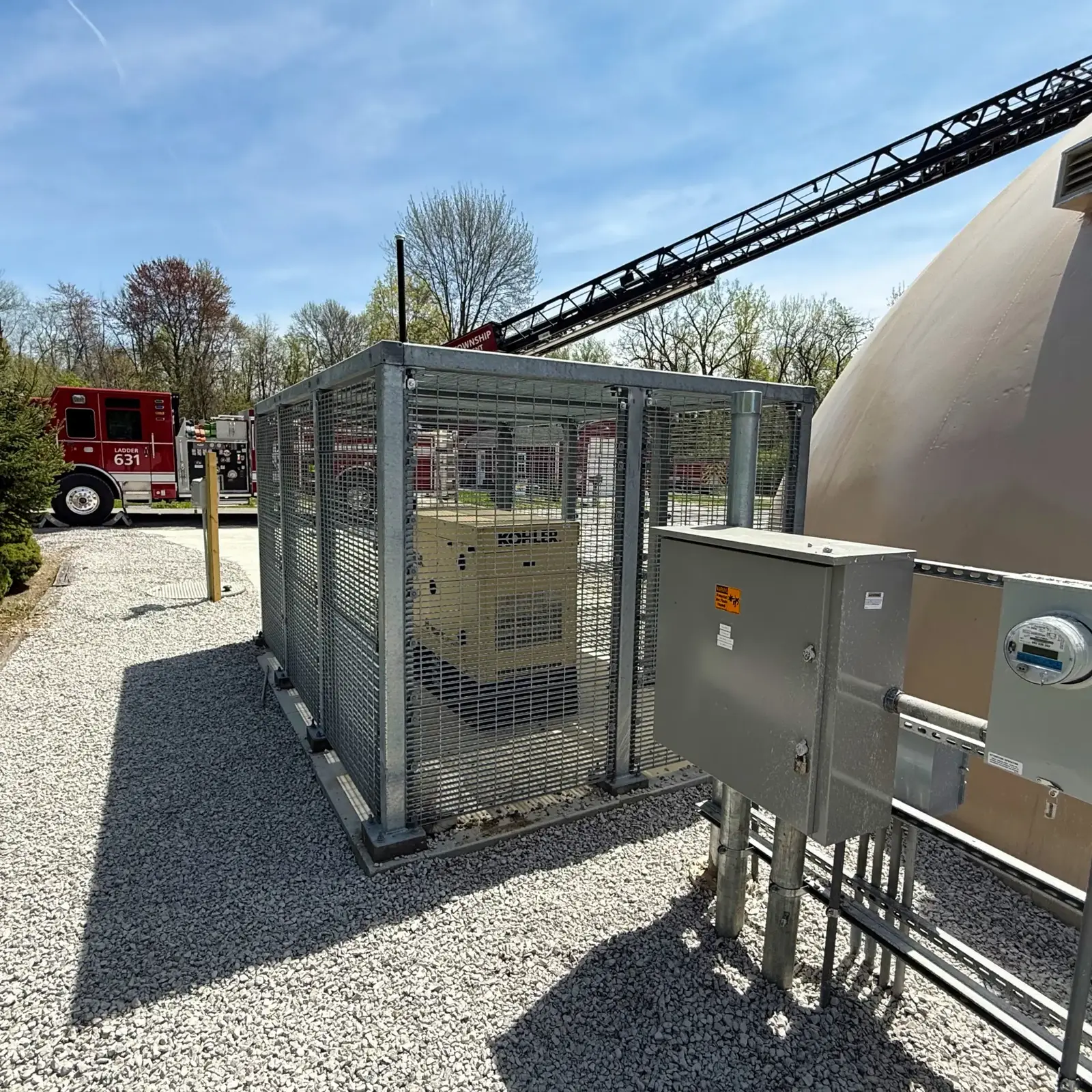 Power Panel and Generator.