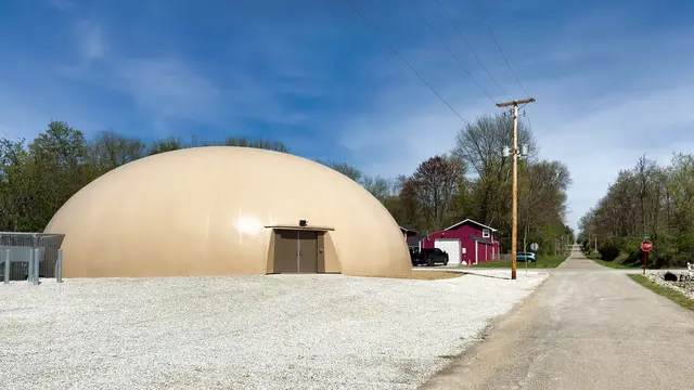 Monolithic Dome Tornado Shelter.