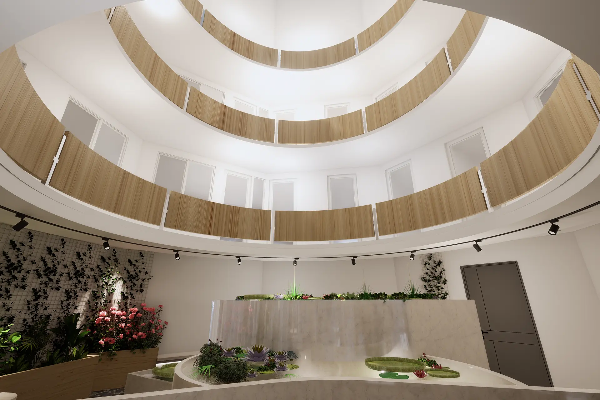 Sunny Atrium Oasis.