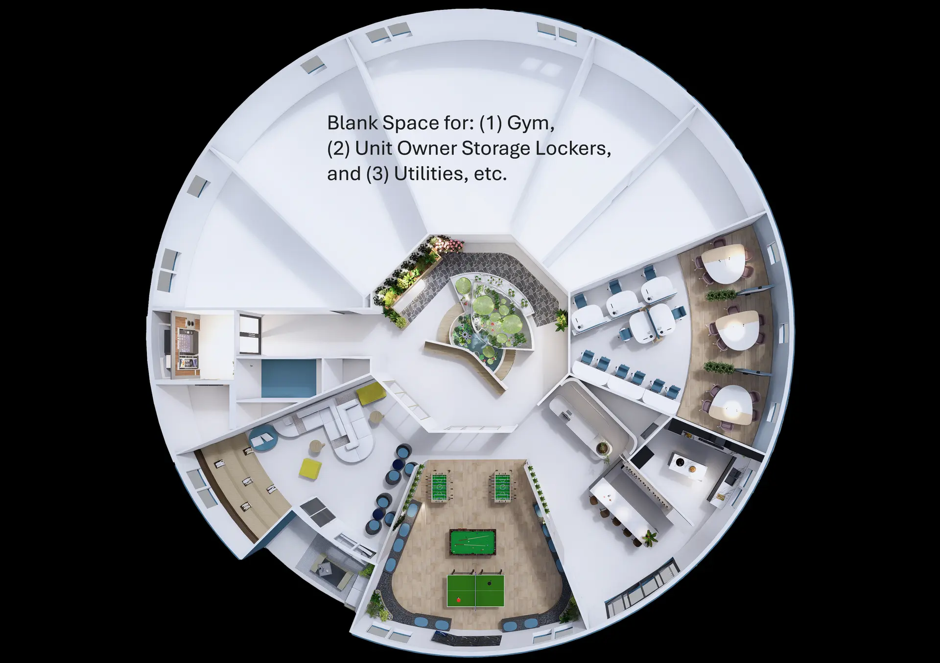 Main Floor Community Spaces.