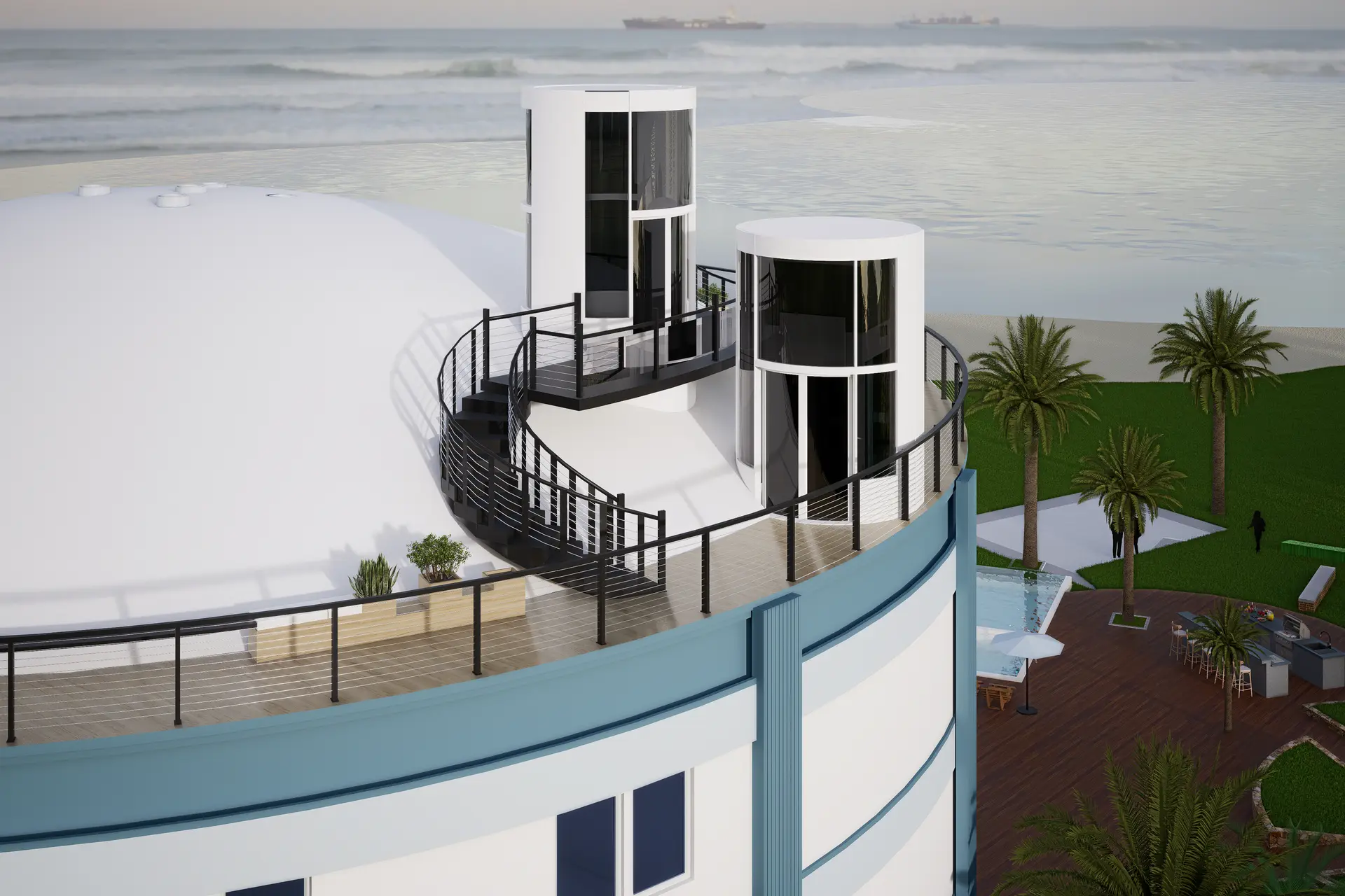 Rooftop Observation Deck.