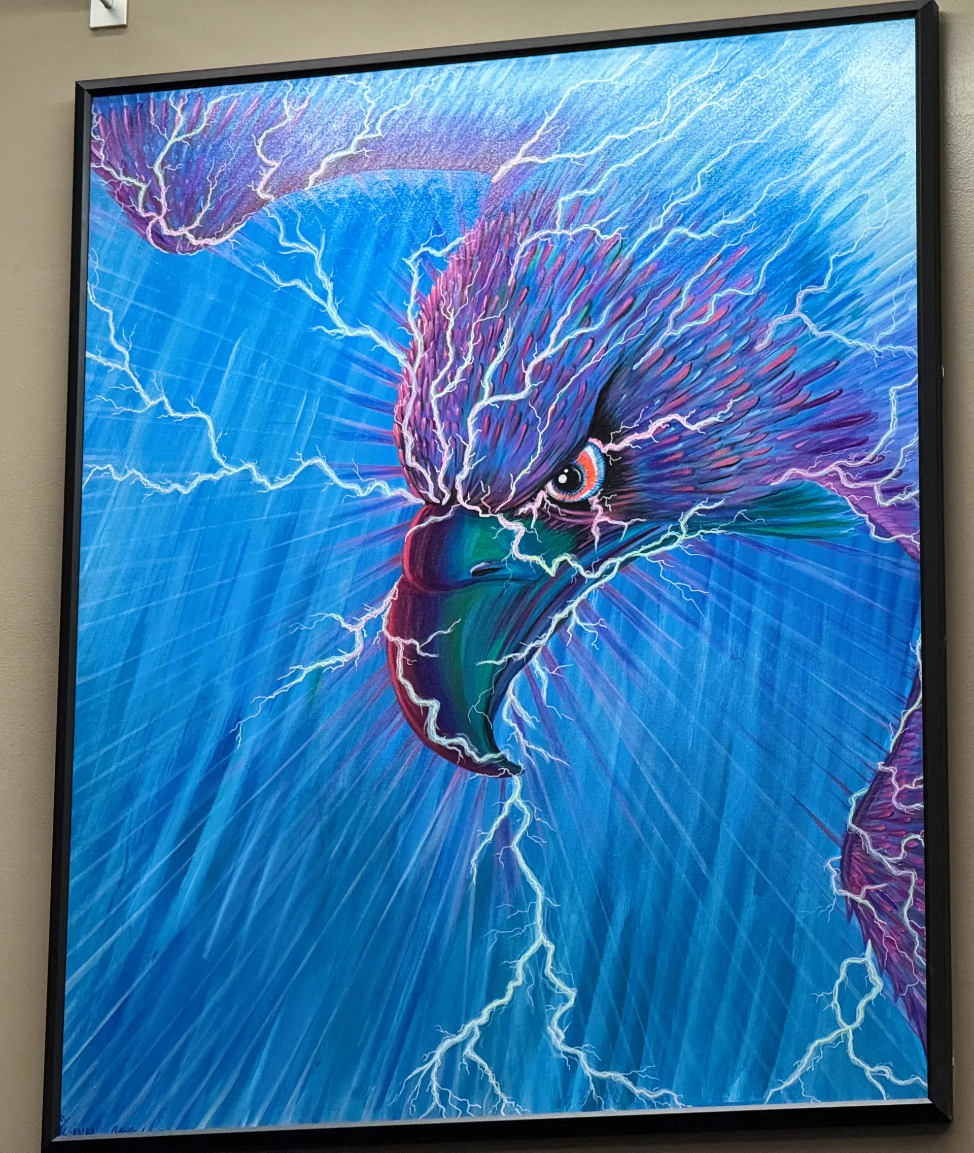 Dynamic Eagle Artwork.