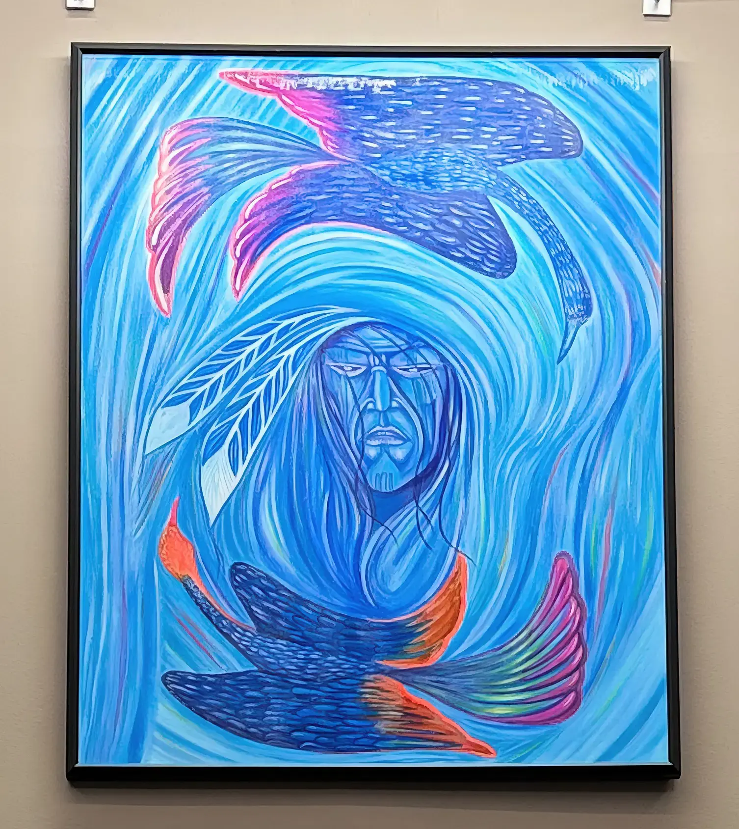 Swirling Blues Artwork Swirling Blues Artwork.