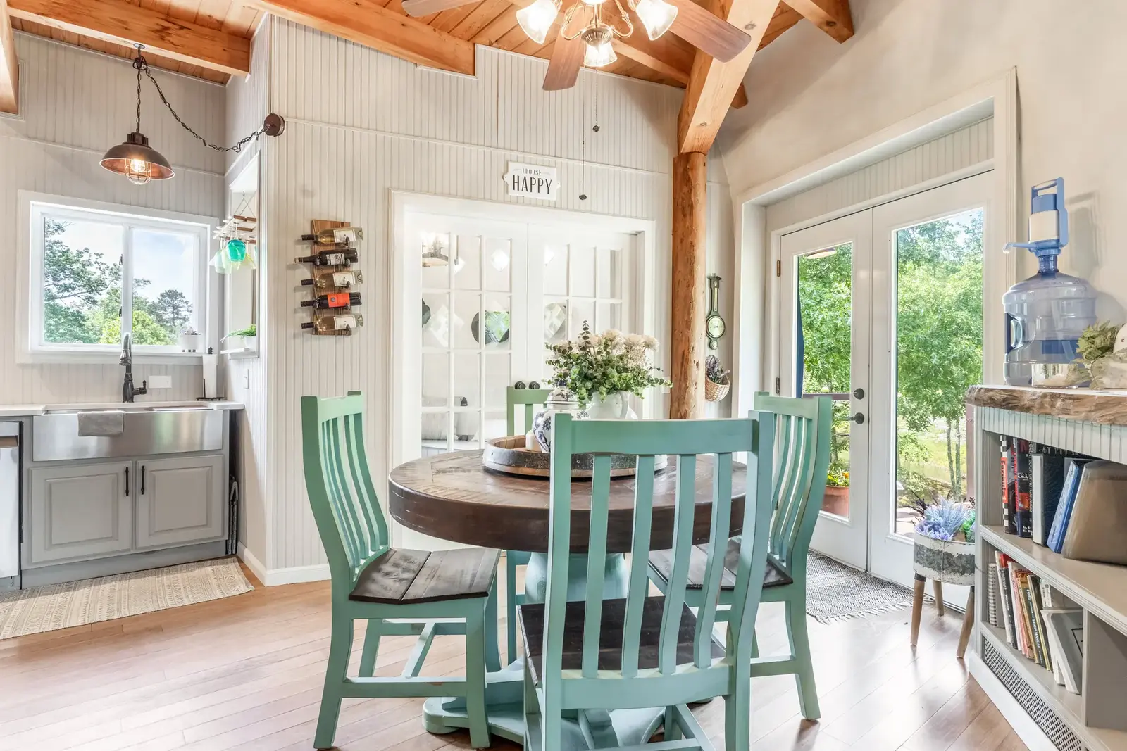 Dining Nook With Garden Views.