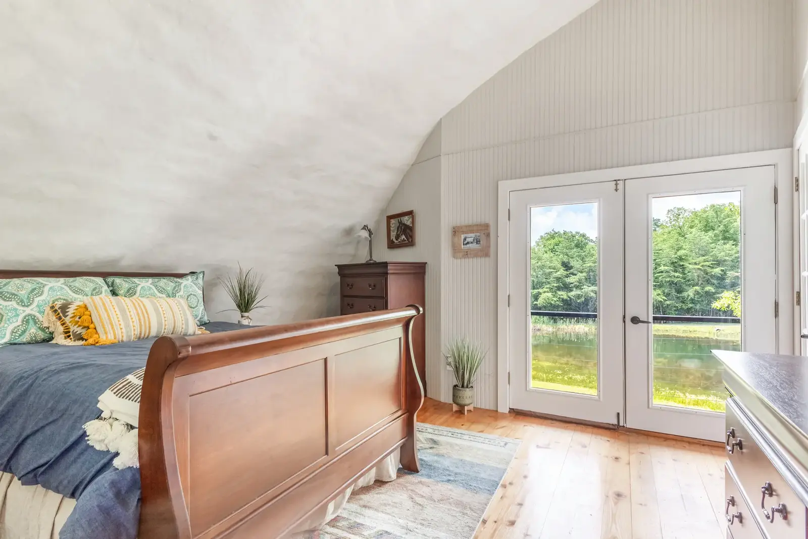 Guest Suite with French Doors.