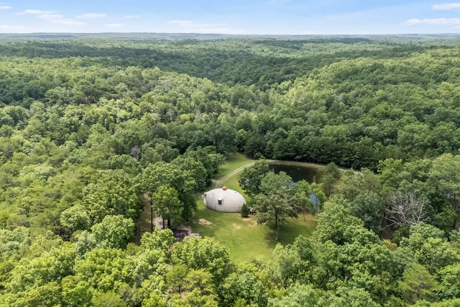 High Aerial View of the Property.