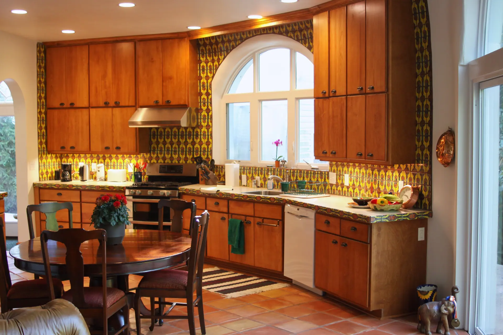 A Sunny, Open Kitchen.