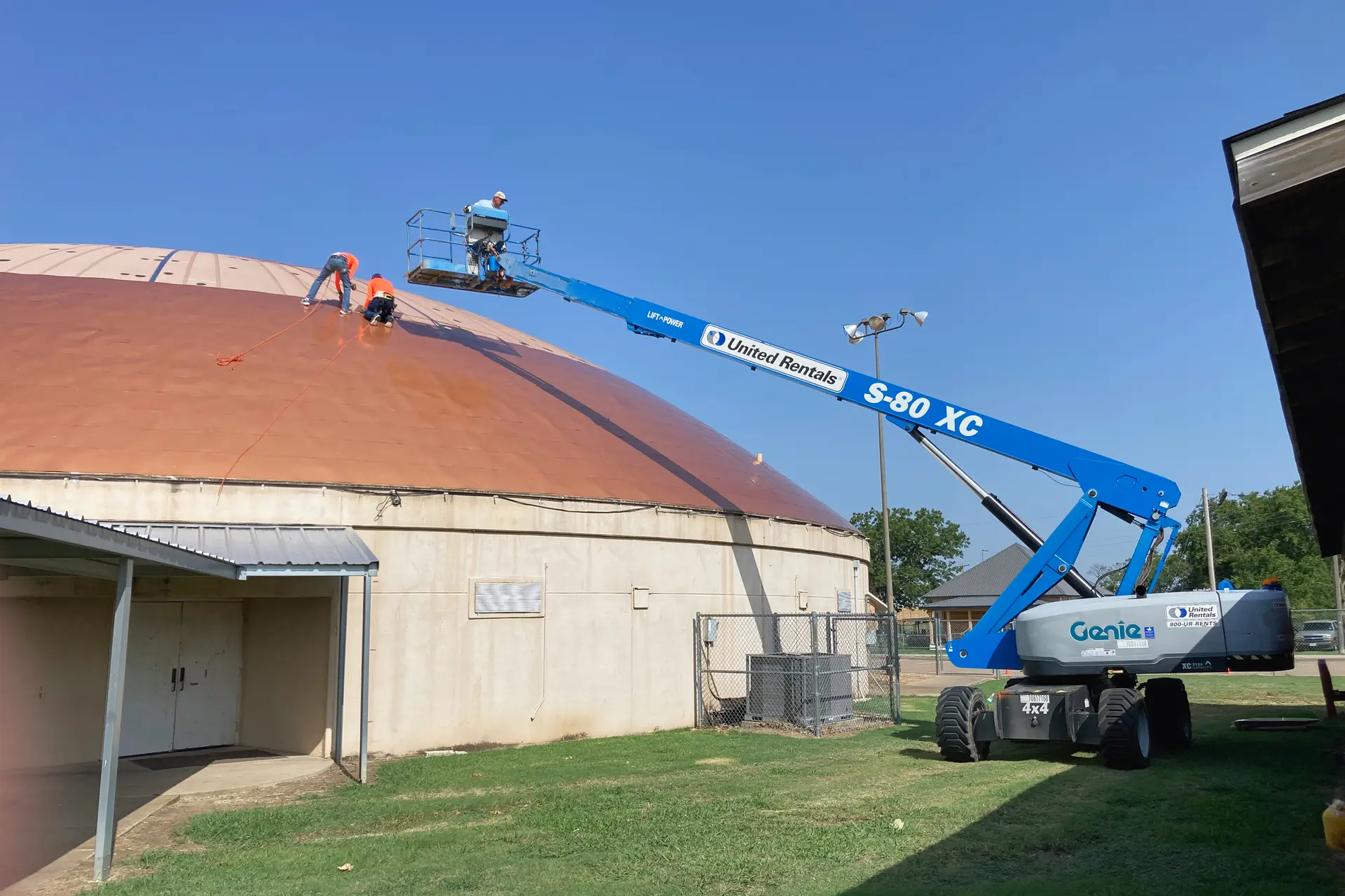 Steel Almost Finished.