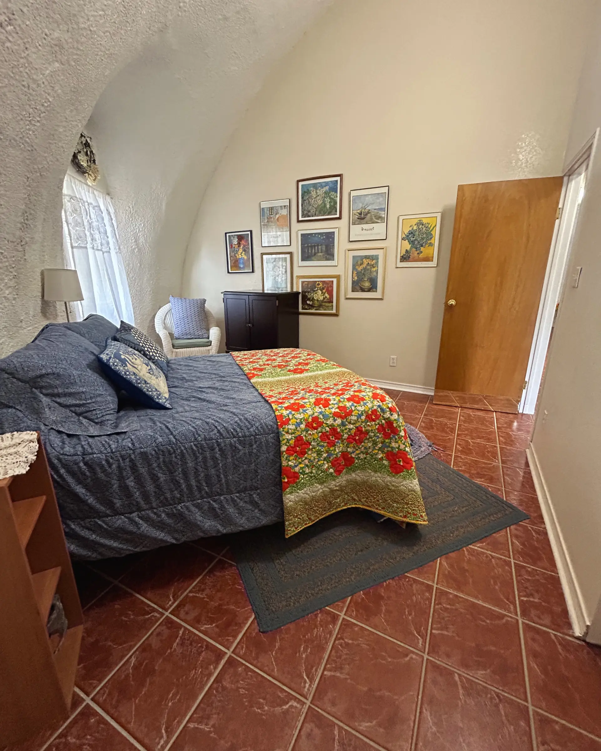Guest bedroom in Charca Casa.