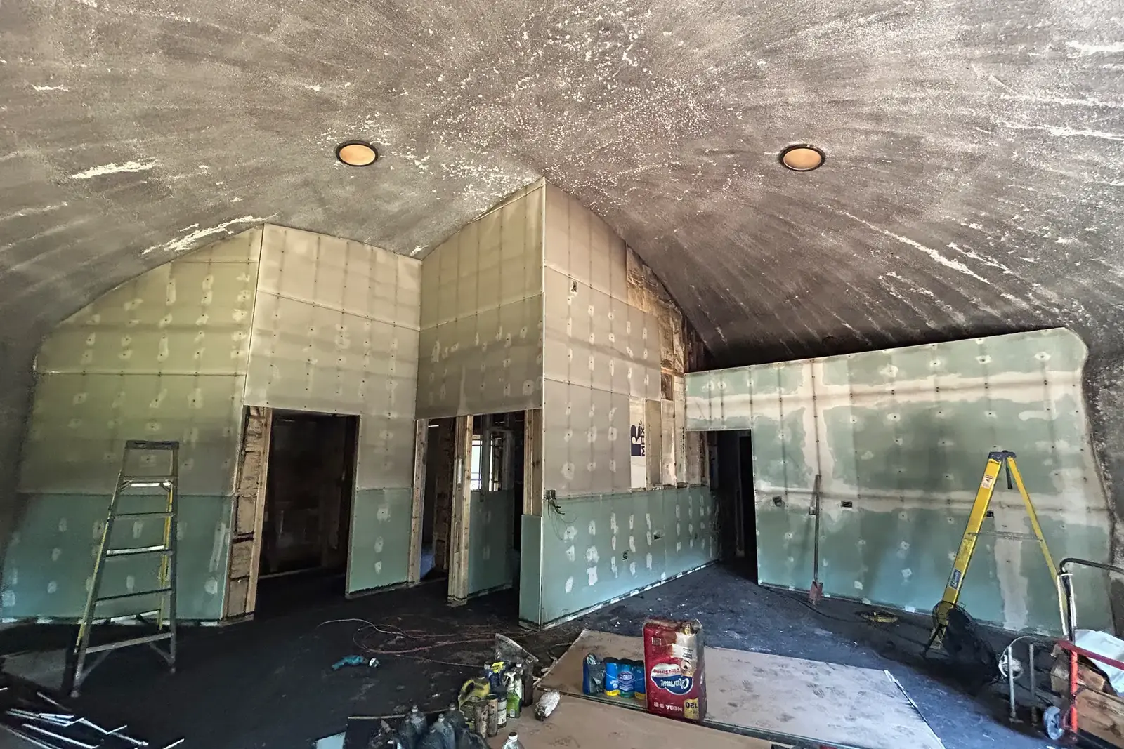Intact Dome Interior.