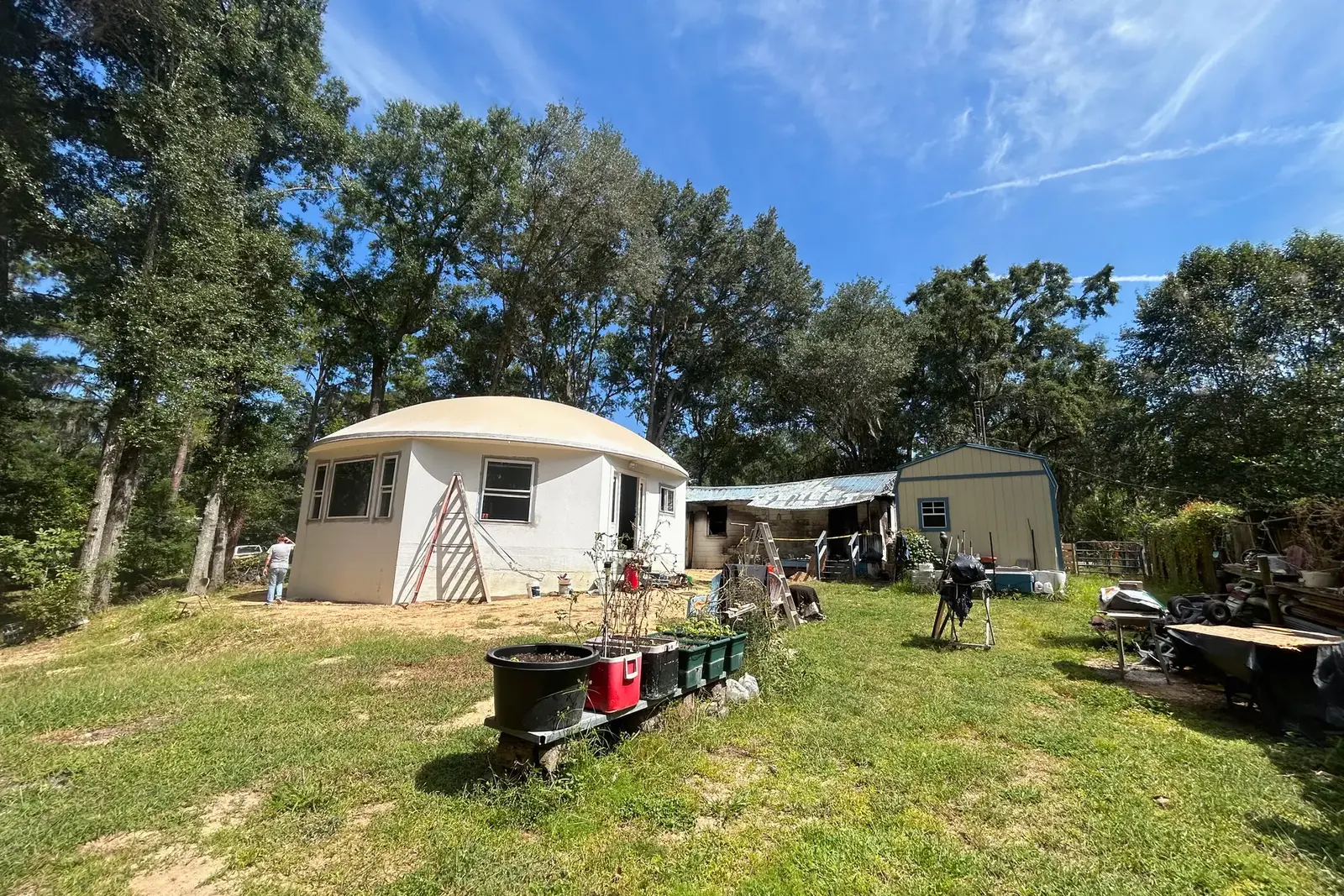 Dome and Equipment.