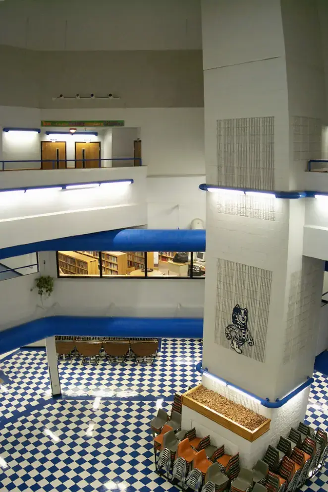 Atrium of Emmet High School Atrium of Emmet High School.