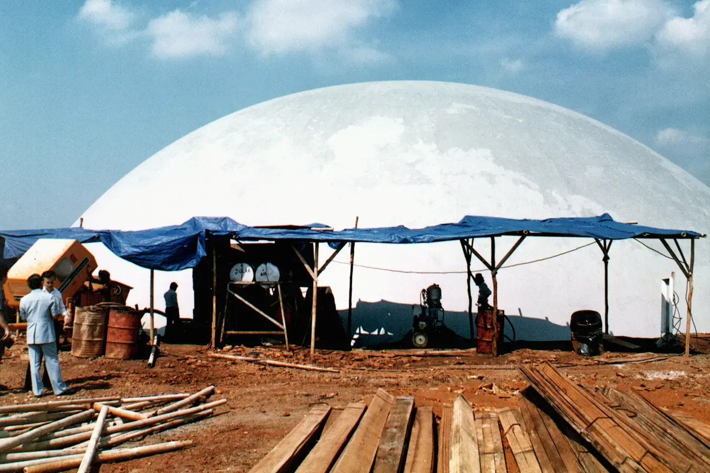 Storage Dome in Souma, Algeria Storage Dome in Souma, Algeria.