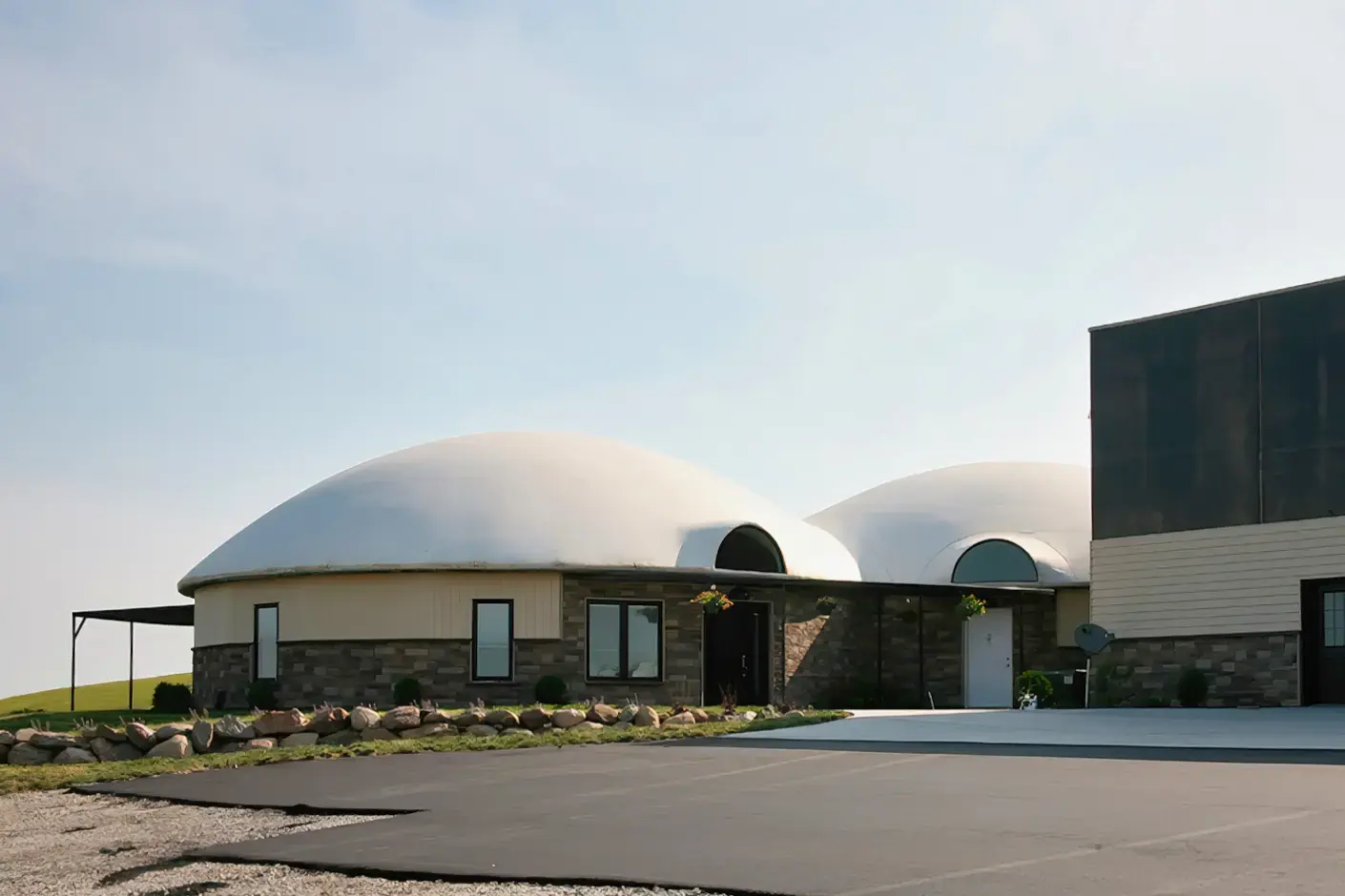 Near Hudson, Iowa Double Dome Home Near Hudson, Iowa Double Dome Home.