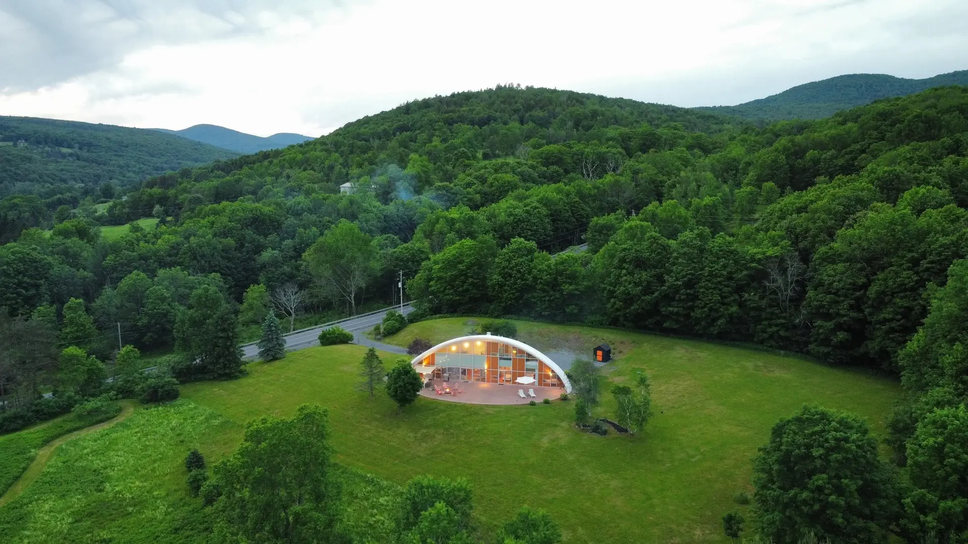 Shell House in Roxbury, New York.