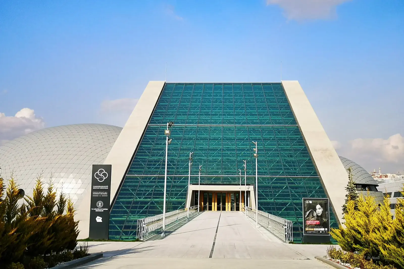 Presidential Symphony Orchestra Hall in Ankara, Turkiye.