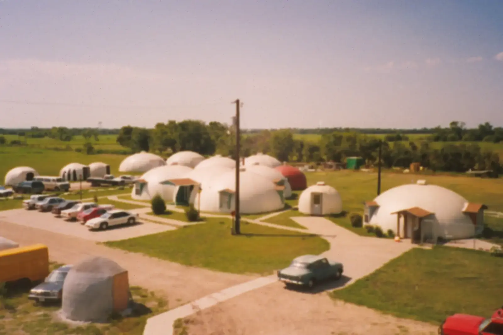 Monolithic Dome Research Park in the 90s Monolithic Dome Research Park in the 90s.