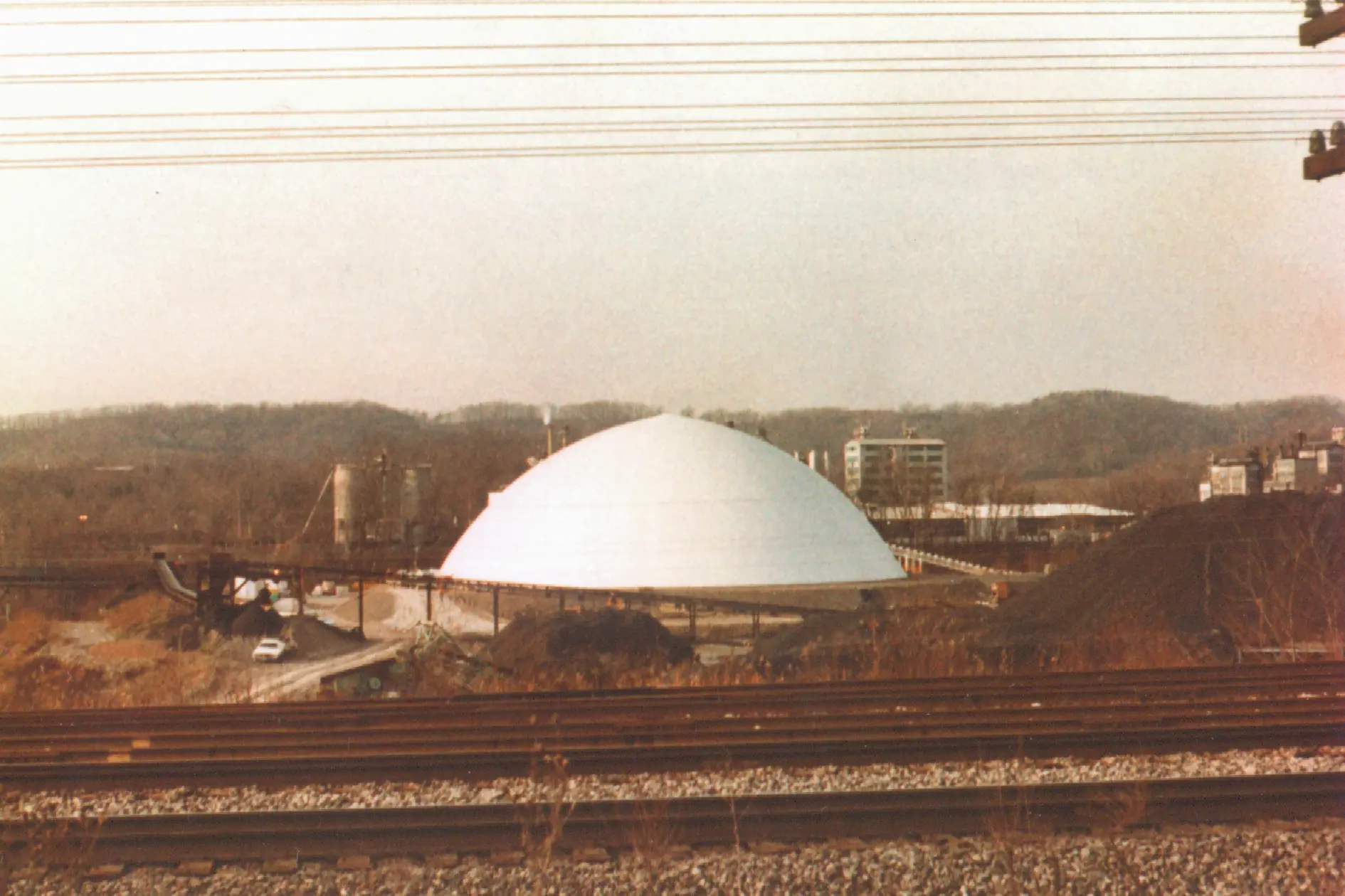 J. R. Simplot Fertilizer Storage.