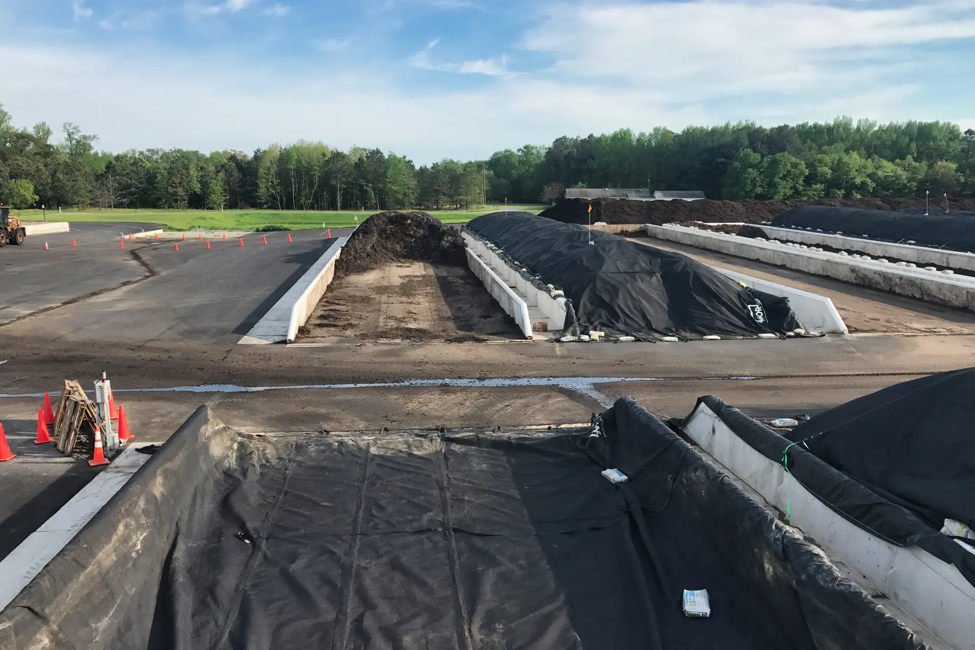 Compost Bunker Airflow System.