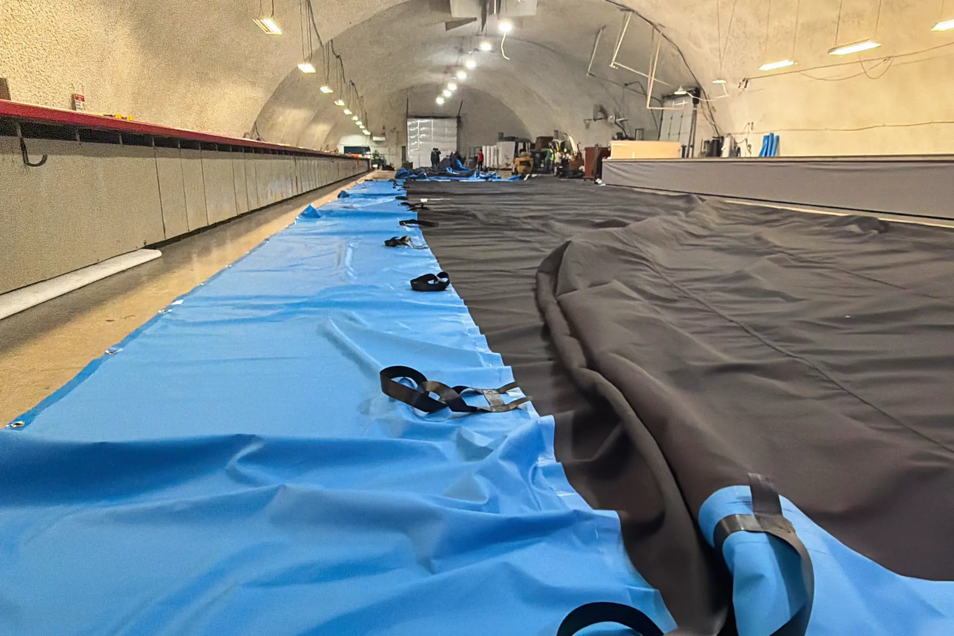 Permeable Cover with Impermeable Skirts.