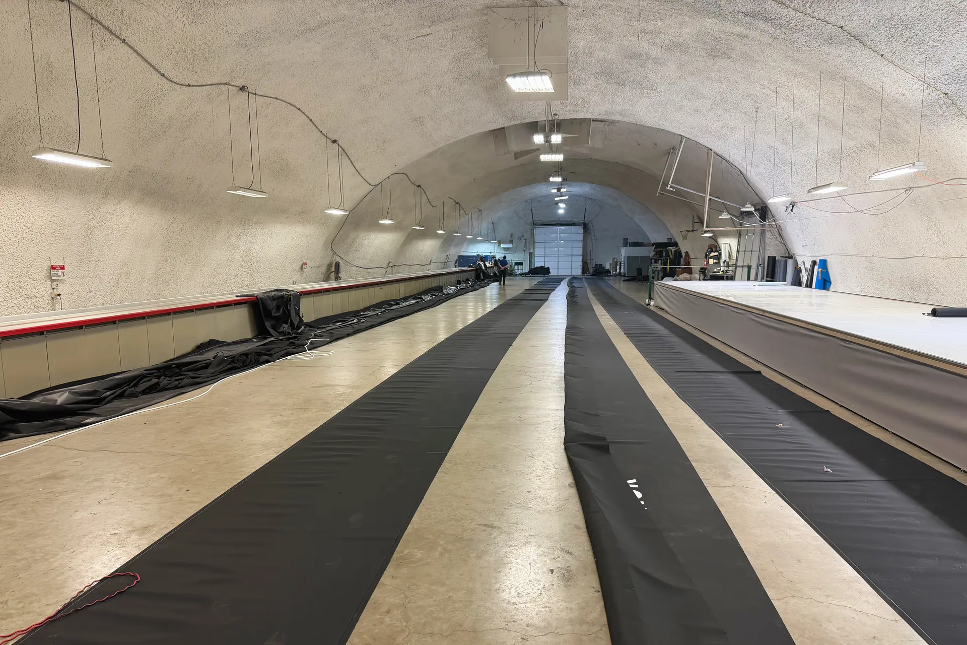 Fabric Panels Prepped for Seaming.