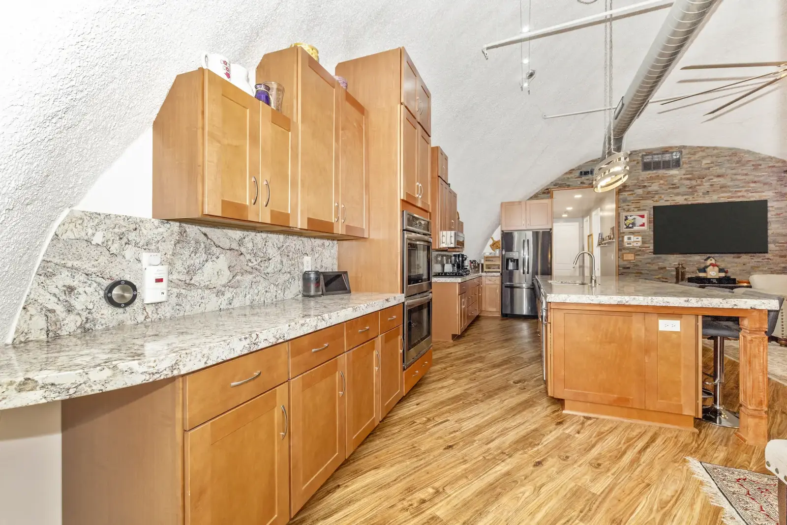 Kitchen with Granite Counters Kitchen with Granite Counters.