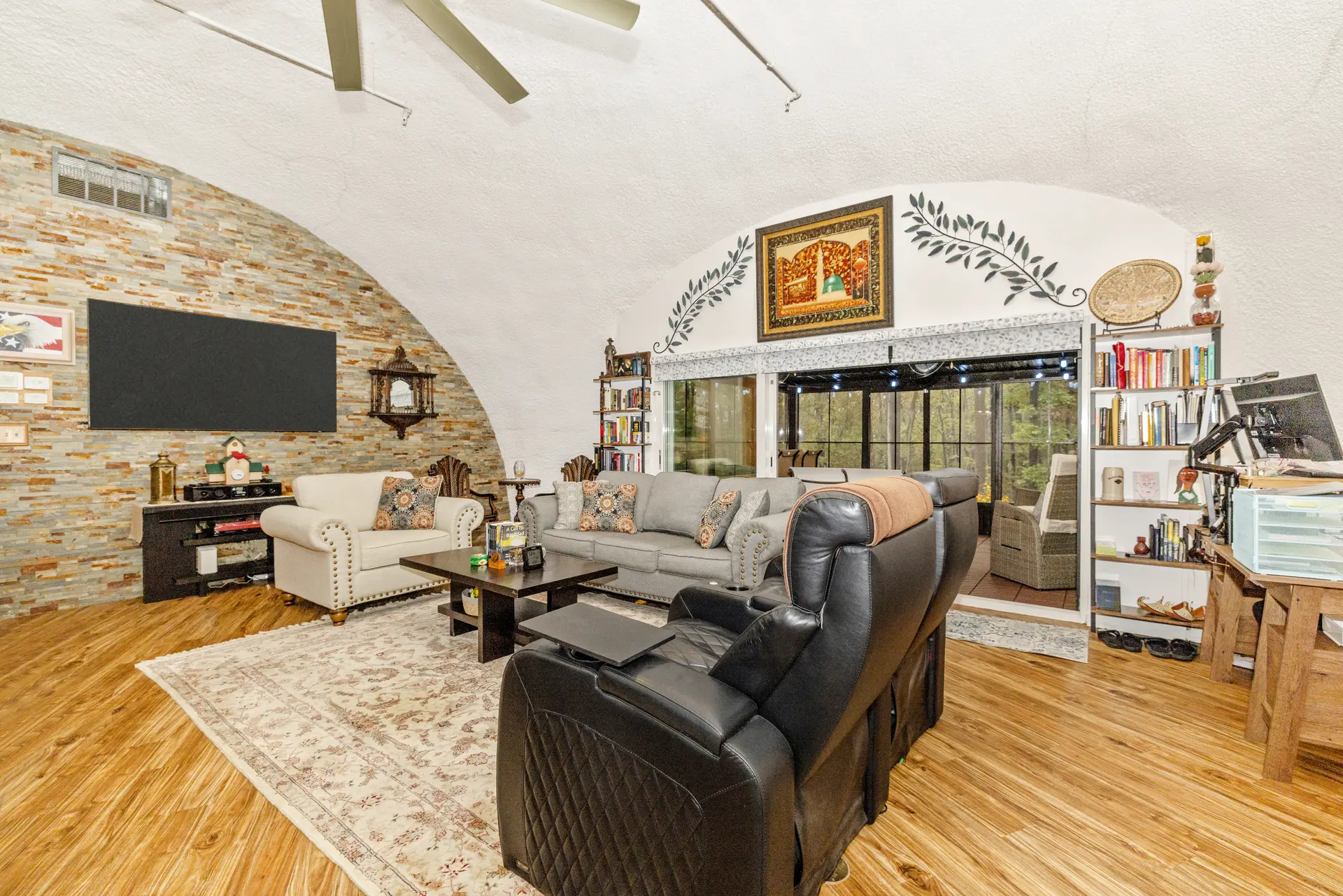 Open Living Room Space.