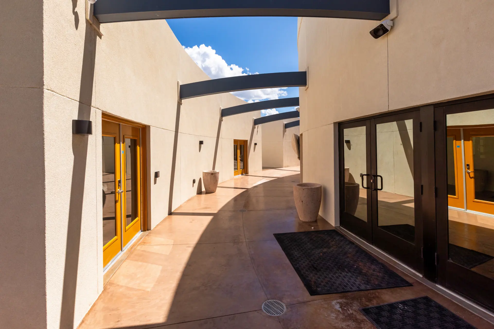 Curving Passageway.