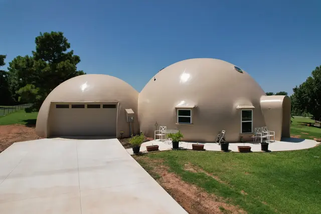 Exterior of the Kissinger's Dome Home.