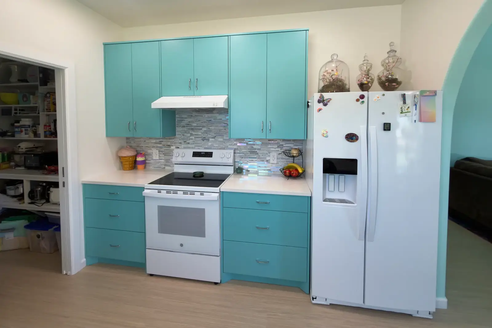 Interior Kitchen View.