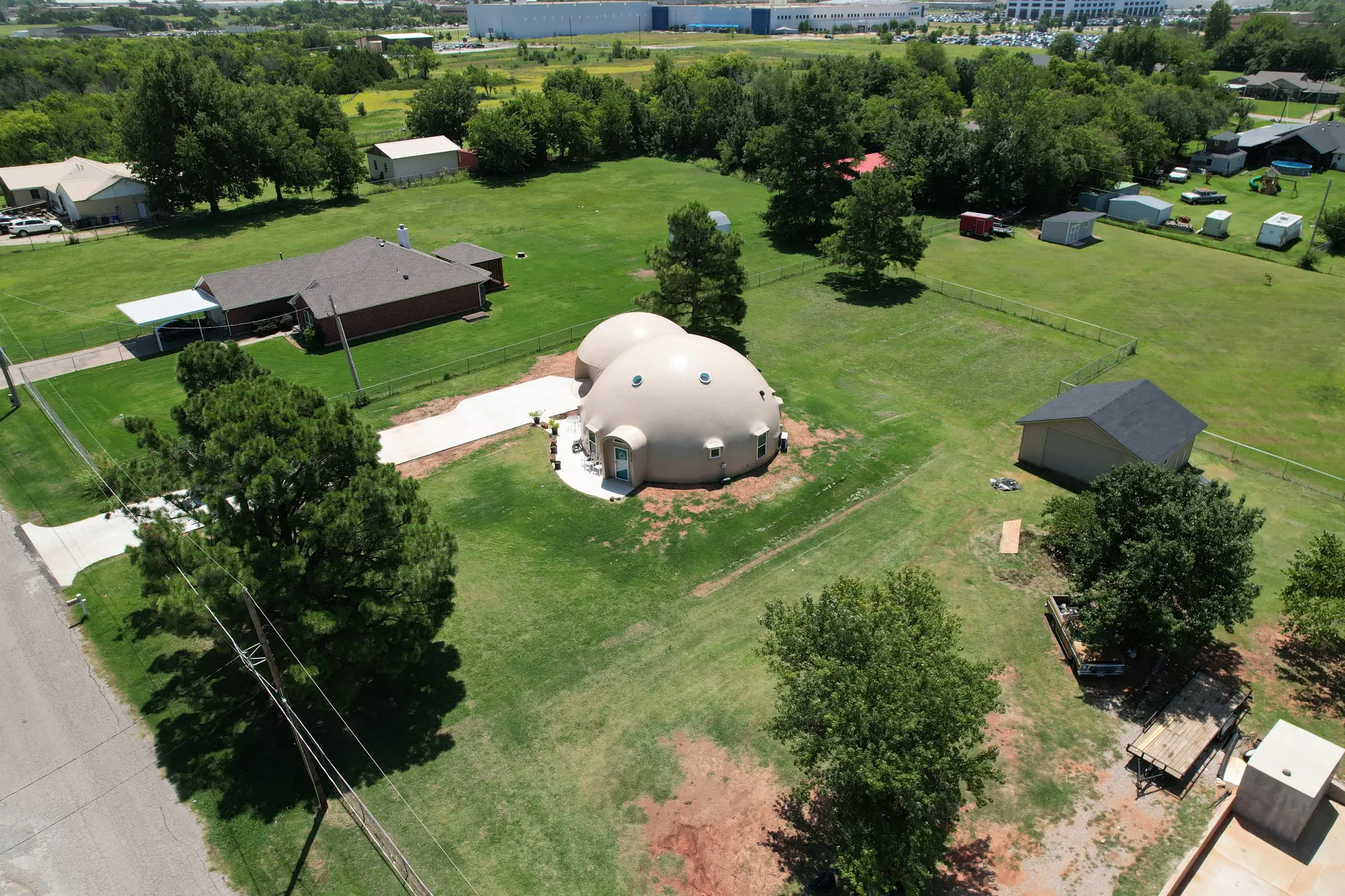 Aerial View of the Neighborhood Setting.