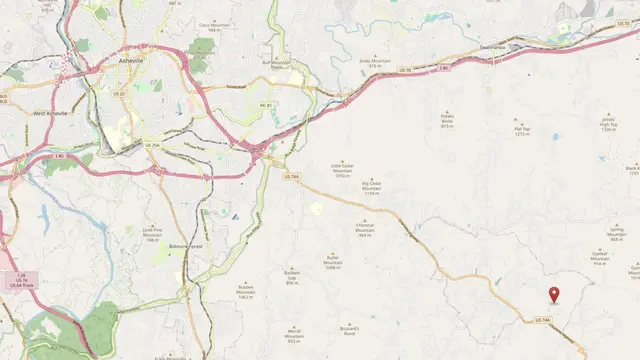 Map to Fairview Dome Home.