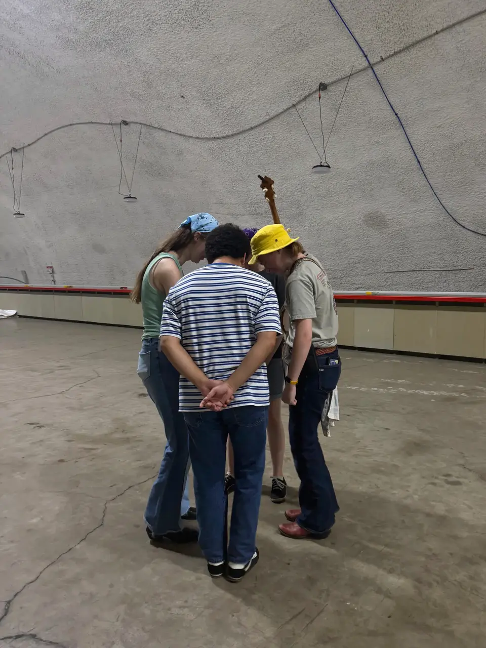 A Singing Circle Inside the Caterpillar.