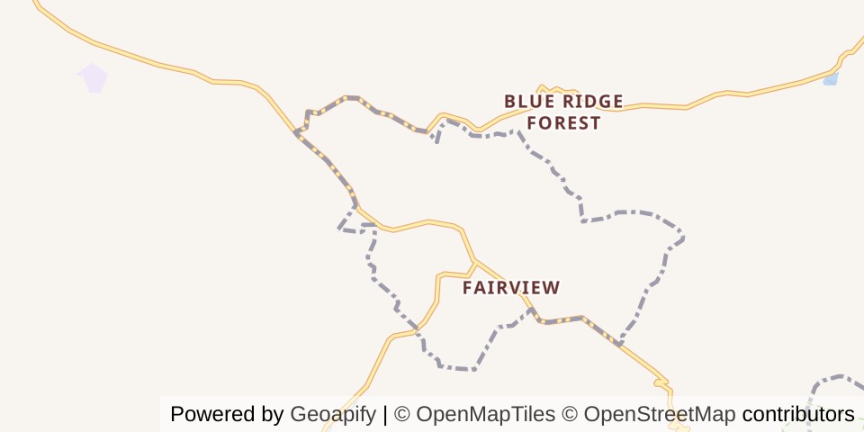 Map of Fairview Valley Monolithic Dome Home