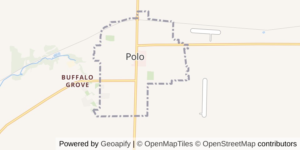 Map of Round Tuit Monolithic Dome Home in Polo, Illinois