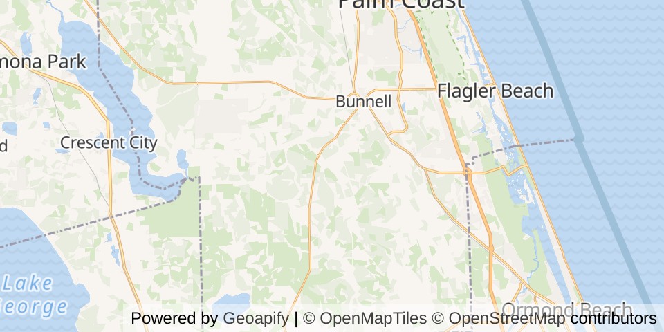 Map of Palm Coast Double Dome Home